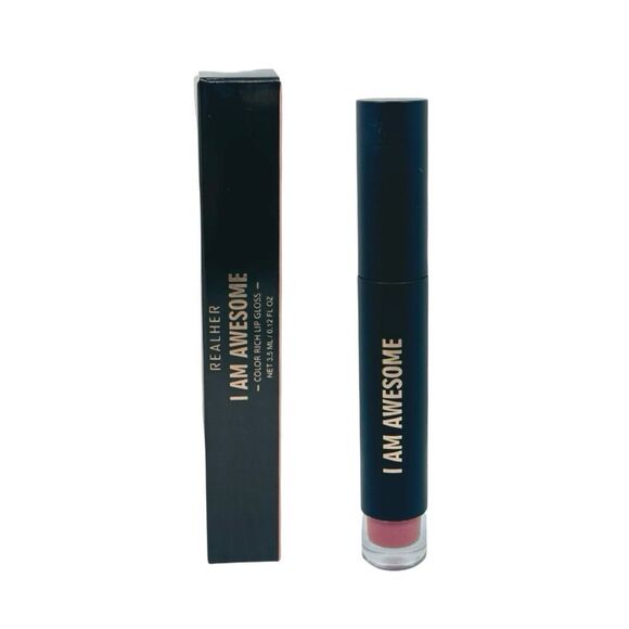 Lorde + Belle x RealHer I Am Awesome Color Rich Lip Gloss Deep Nude - 0.12 fl oz - Picture 2 of 4